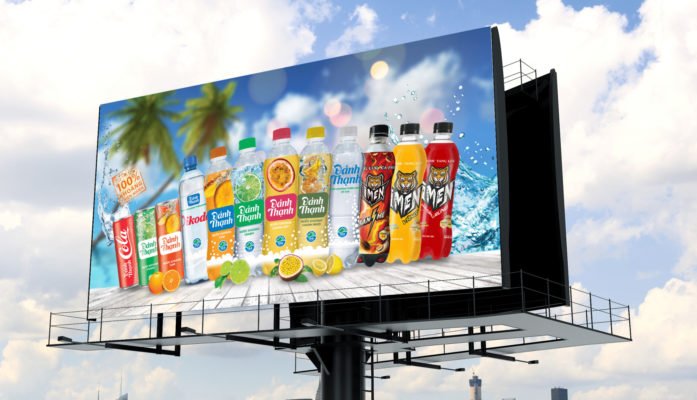 Ứng dụng của Projection mapping vô billboard quảng cáo
